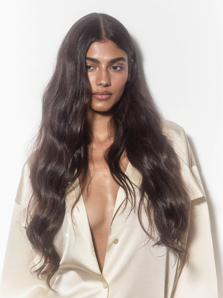 Luxury Natural Wavy Weft Hair Extensions