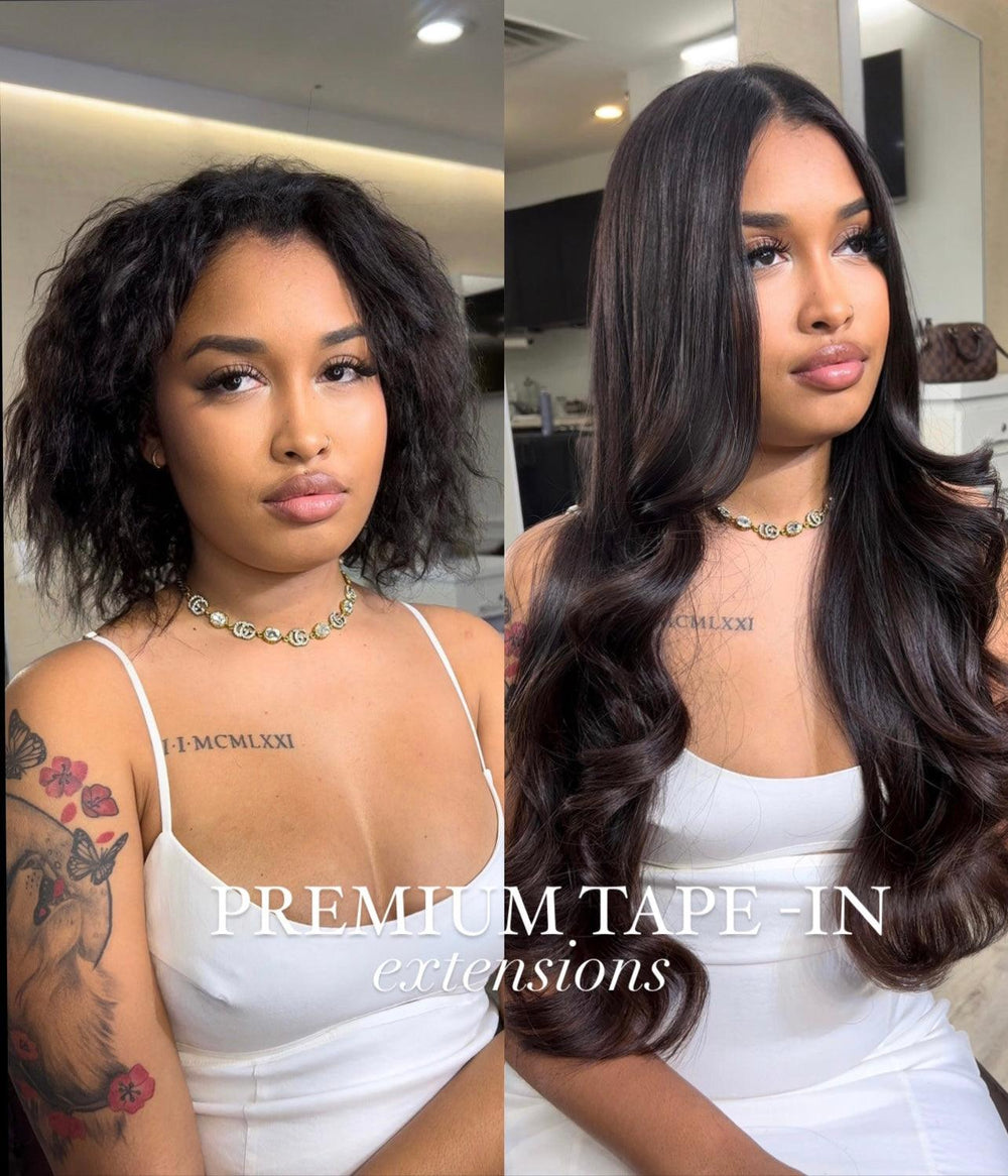 Premium Virgin Tape-In Extension - Bubbles & Angels 